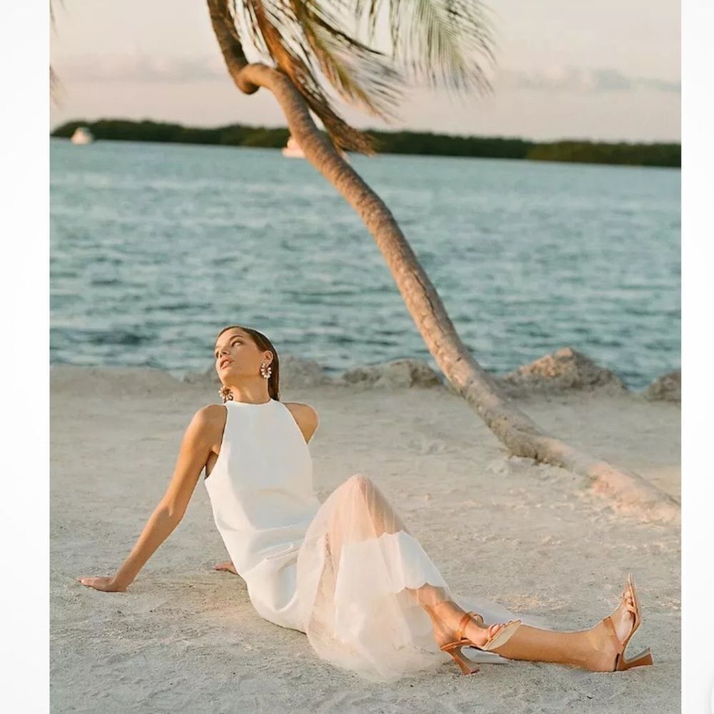 Anthropologie Geisha Designs Sleeveless Tulle Dress $378